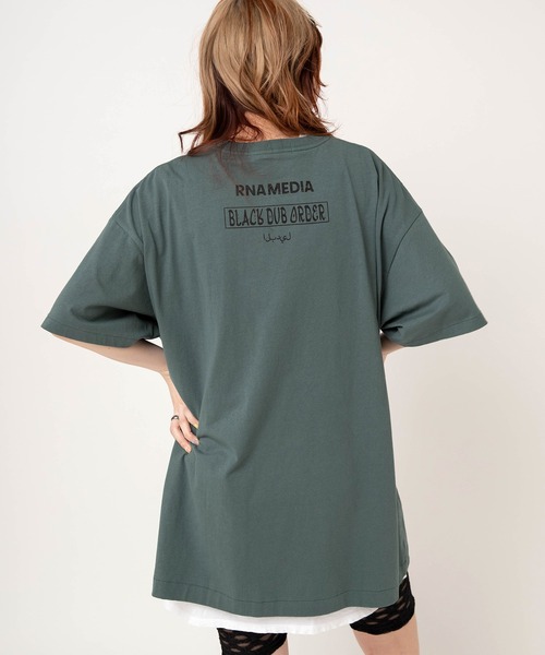 RNA(アールエヌエー)の「M2708 B.D.OスーパーBIGT(Tシャツ/カットソー・レディース・ホワイト/ブラウン/グリーン・MEDIUM)」の12枚目の写真