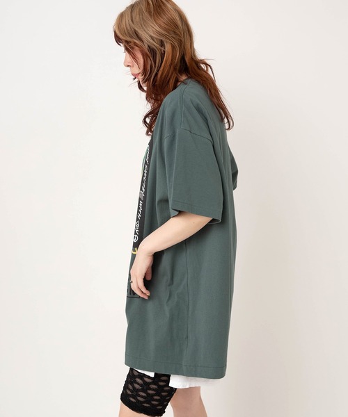 RNA(アールエヌエー)の「M2708 B.D.OスーパーBIGT(Tシャツ/カットソー・レディース・ホワイト/ブラウン/グリーン・MEDIUM)」の13枚目の写真
