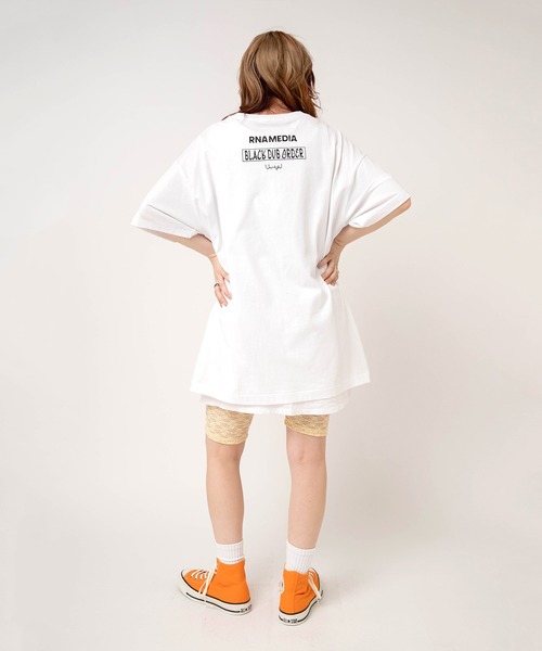RNA(アールエヌエー)の「M2708 B.D.OスーパーBIGT(Tシャツ/カットソー・レディース・ホワイト/ブラウン/グリーン・MEDIUM)」の5枚目の写真