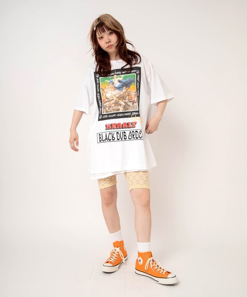 RNA(アールエヌエー)の「M2708 B.D.OスーパーBIGT(Tシャツ/カットソー・レディース・ホワイト/ブラウン/グリーン・MEDIUM)」の8枚目の写真