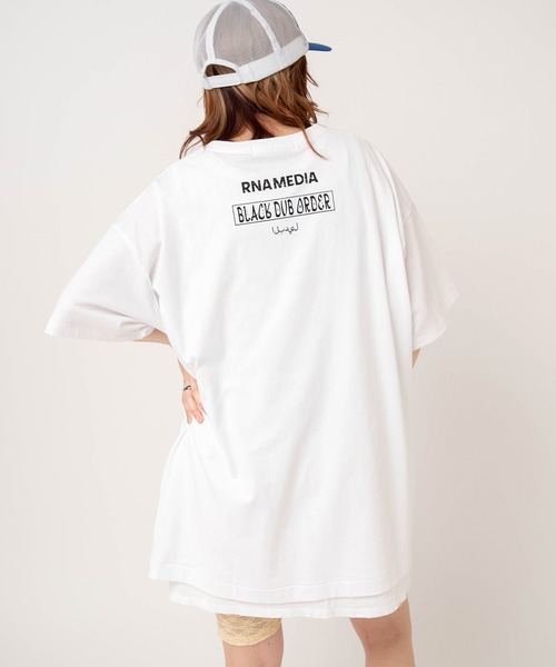 RNA(アールエヌエー)の「M2708 B.D.OスーパーBIGT(Tシャツ/カットソー・レディース・ホワイト/ブラウン/グリーン・MEDIUM)」の21枚目の写真