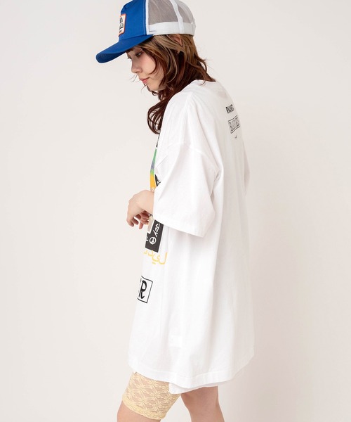 RNA(アールエヌエー)の「M2708 B.D.OスーパーBIGT(Tシャツ/カットソー・レディース・ホワイト/ブラウン/グリーン・MEDIUM)」の22枚目の写真