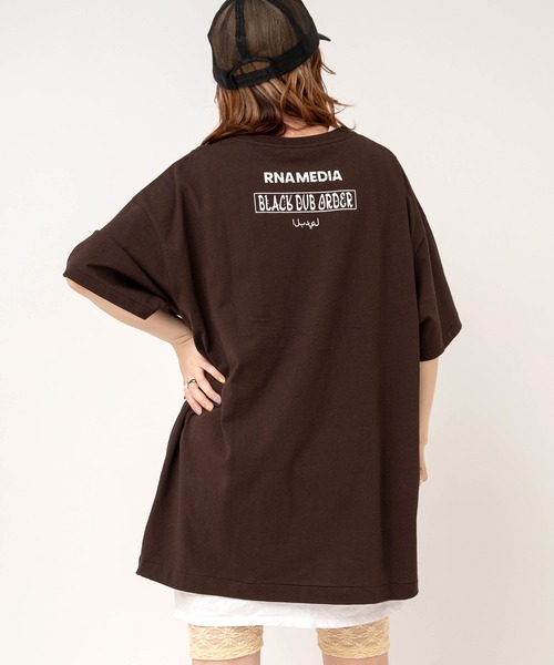 RNA(アールエヌエー)の「M2708 B.D.OスーパーBIGT(Tシャツ/カットソー・レディース・ホワイト/ブラウン/グリーン・MEDIUM)」の17枚目の写真