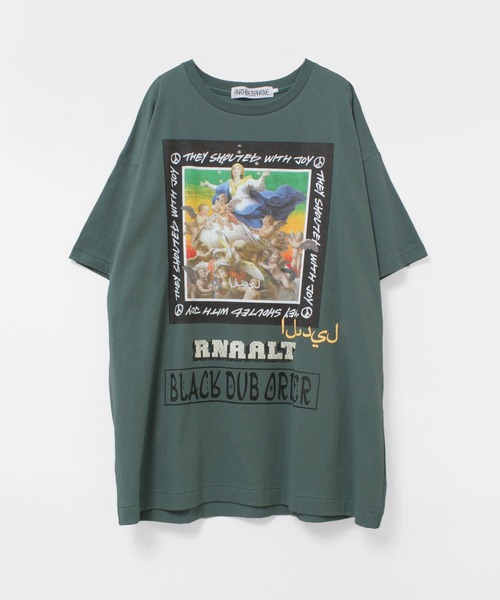 RNA(アールエヌエー)の「M2708 B.D.OスーパーBIGT(Tシャツ/カットソー・レディース・ホワイト/ブラウン/グリーン・MEDIUM)」の11枚目の写真
