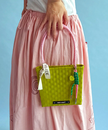 EDIT. FOR LULU | 【HEART MADE for LULU】 Squre Shoulder Bag(かごバッグ)