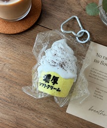 NOLITA LABORATORY | 【 NOLITA / ノリータ 】アイスクリーム スクイーズ バッグチャーム / キーホルダー / フードモチーフ おもしろ雑貨(チャーム)