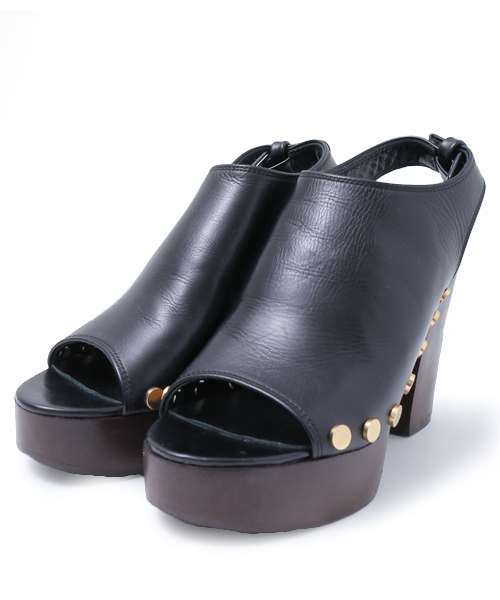 Pippichic（ピッピシック）の「【PIPPICHIC】 ボリュームソールサボ（サンダル・レディース・ブラック/ブラウン・LARGE/MEDIUM/SMALL）」の10枚目の写真