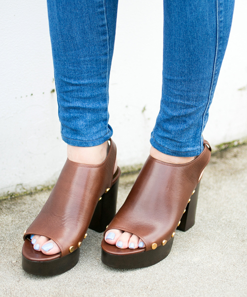 Pippichic（ピッピシック）の「【PIPPICHIC】 ボリュームソールサボ（サンダル・レディース・ブラック/ブラウン・LARGE/MEDIUM/SMALL）」の9枚目の写真