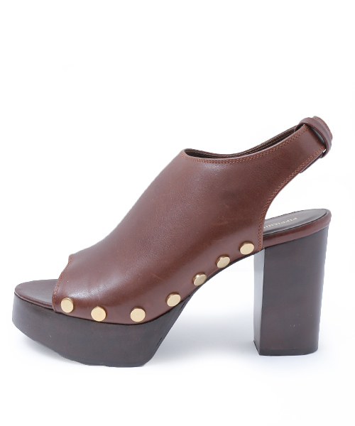 Pippichic（ピッピシック）の「【PIPPICHIC】 ボリュームソールサボ（サンダル・レディース・ブラック/ブラウン・LARGE/MEDIUM/SMALL）」の3枚目の写真