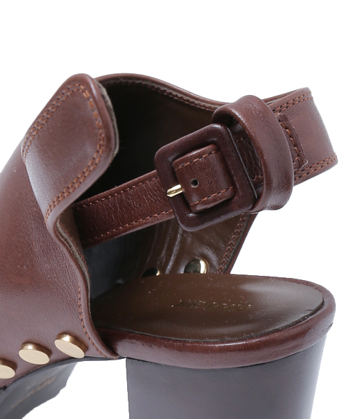 Pippichic（ピッピシック）の「【PIPPICHIC】 ボリュームソールサボ（サンダル・レディース・ブラック/ブラウン・LARGE/MEDIUM/SMALL）」の6枚目の写真