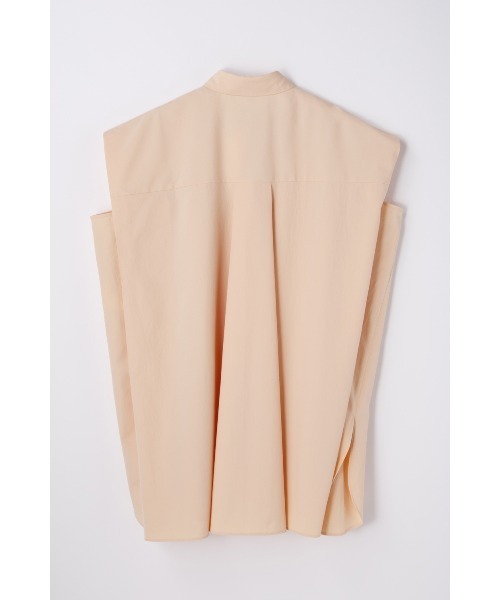 nagonstans(ナゴンスタンス)の「no-sleeves big shirt(シャツ/ブラウス・レディース・オレンジ系その他/レッド/ホワイト・MEDIUM)」の8枚目の写真