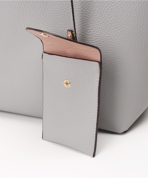 PLAIN CLOTHING（プレーンクロージング）の「A4サイズ対応★パスケース＆ポーチ付きリバーシブルトートバッグ（トートバッグ・レディース・オレンジ系その他/グレー系その他・FREE）」の11枚目の写真