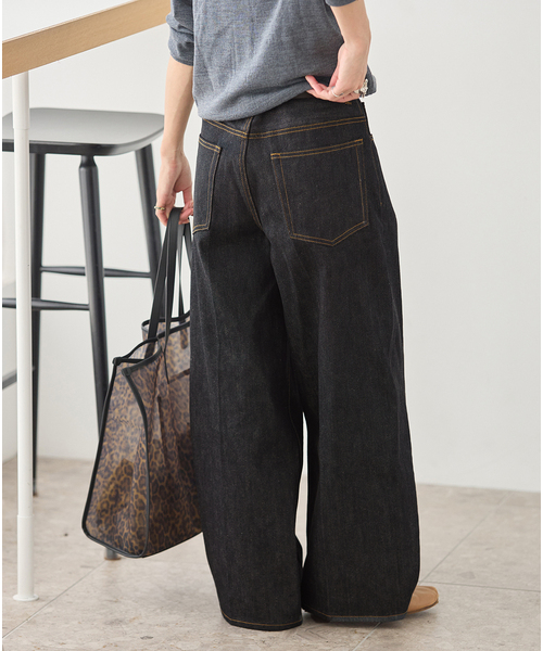 JOURNAL STANDARD(ジャーナルスタンダード)の「DENIM CENTER CREASE 5PK(デニムパンツ・レディース・ブルー系その他/ネイビー・38/36)」の21枚目の写真