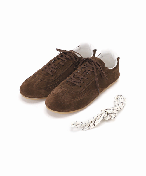 journal standard L'essage(ジャーナルスタンダードレサージュ)の「ALOHAS/アロハス Tb.24 Suede Chocolate Brown Leather スニーカー(スニーカー・レディース・ブラウン・37/36/39/38/40)」の2枚目の写真