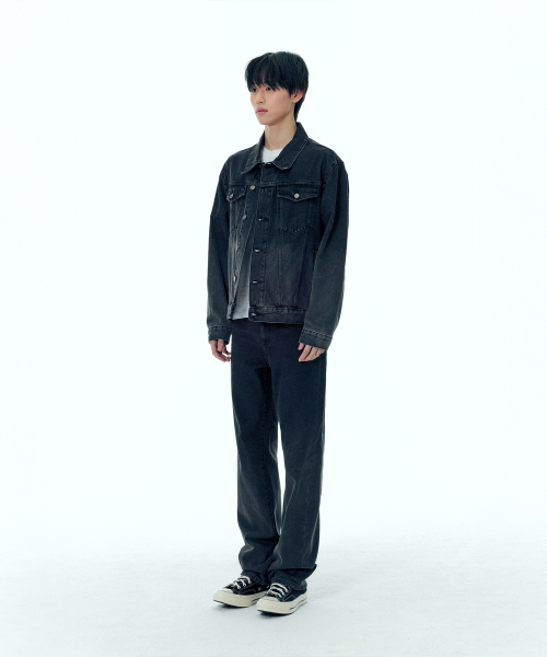 PLAC(プラック)の「グラデーション TYPE-3 デニムジャケット グレー(デニムジャケット・メンズ・その他・MEDIUM/LARGE/X-LARGE)」の6枚目の写真