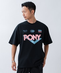 PONY（ポニー）の「【PONY】別注 プリント 半袖Tシャツ（Tシャツ/カットソー）」