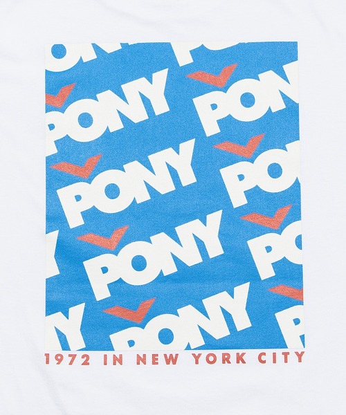 PONY(ポニー)の「【PONY】別注 プリント 半袖Tシャツ(Tシャツ/カットソー・メンズ・ブラック/ホワイト/ホワイト系/アイボリー/アイボリー系2/アイボリー系/ライトグレー系1/ブラック系2/ブラック系1/ブラック系/ホワイト系2/ホワイト系1・SMALL/MEDIUM/X-LARGE/LARGE)」の20枚目の写真