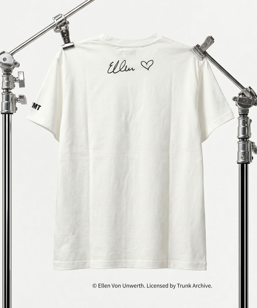 TMT（ティーエムティー）の「【TMT×Ellen Von Unwerth】DRY COTTON S/S TEE (GIRLS)（Tシャツ/カットソー・メンズ・ホワイト/ブラック・X-LARGE/LARGE/MEDIUM）」の3枚目の写真