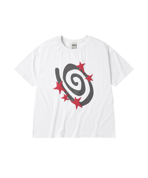 AMOU(アモウ)の「Molly Star half T-shirts WHITE(Tシャツ/カットソー・レディース・その他・3/2/1)」の2枚目の写真