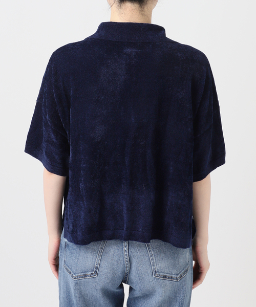 Spick & Span(スピックアンドスパン)の「R/NYモールヤーンポロシャツニット(ニット/セーター・レディース・ネイビー/カーキ・FREE)」の20枚目の写真