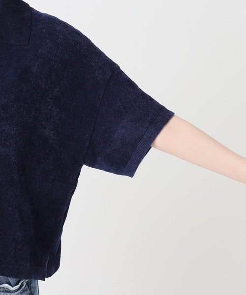 Spick & Span(スピックアンドスパン)の「R/NYモールヤーンポロシャツニット(ニット/セーター・レディース・ネイビー/カーキ・FREE)」の22枚目の写真