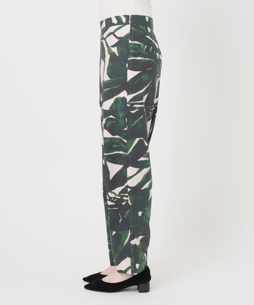 VERMEIL par iena(ヴェルメイユパーイエナ)の「Leaf print パンツ(その他パンツ・レディース・アイボリー・40/38/36)」の8枚目の写真