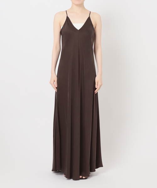 Deuxieme Classe(ドゥーズィエムクラス)の「Cu/R Camisole ドレス(ワンピース・レディース・ブラウン・38/36)」の5枚目の写真