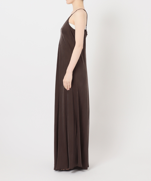 Deuxieme Classe(ドゥーズィエムクラス)の「Cu/R Camisole ドレス(ワンピース・レディース・ブラウン・38/36)」の6枚目の写真