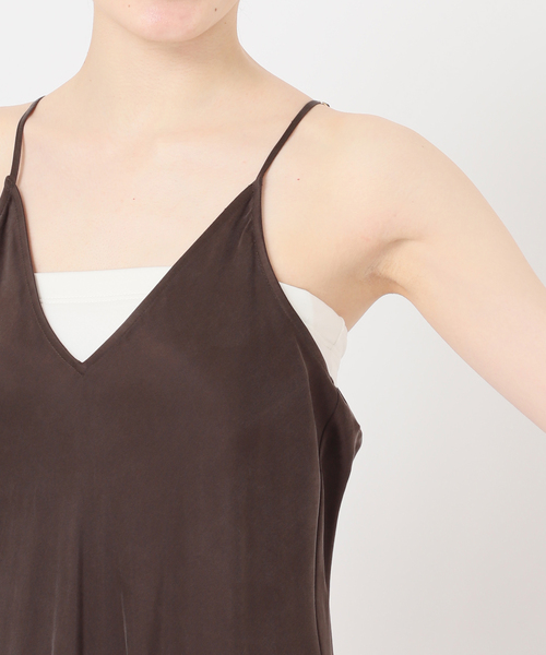 Deuxieme Classe(ドゥーズィエムクラス)の「Cu/R Camisole ドレス(ワンピース・レディース・ブラウン・38/36)」の9枚目の写真