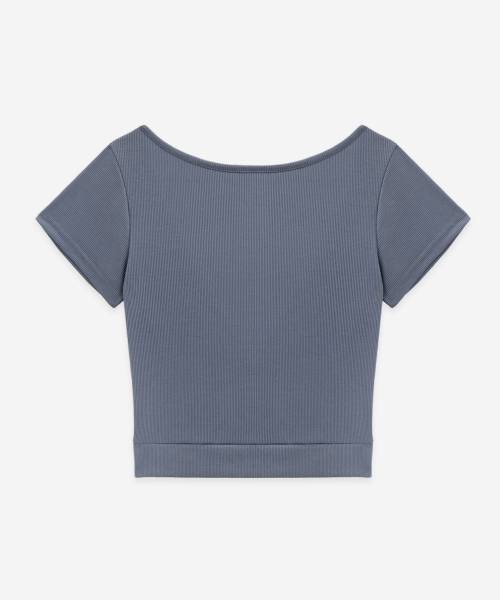 DEVIWEAR(デヴィウェア)の「リリースツイストショートスリーブ DEVI-T0158-ブルー(Tシャツ/カットソー・レディース・ブルー・MEDIUM/SMALL)」の12枚目の写真