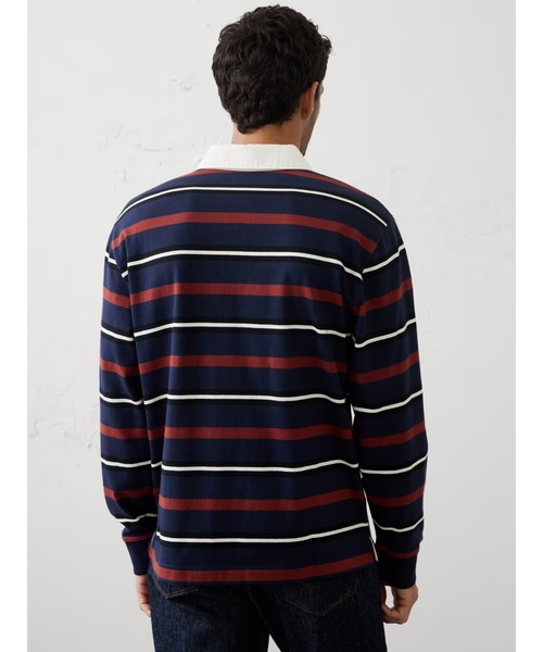 BANANA REPUBLIC FACTORY STORE（バナナリパブリック ファクトリーストア）の「BANANA REPUBLIC FACTORY STORE　　ラグビーポロシャツ（ポロシャツ・メンズ・ブラウン/ネイビー・S/M/L/XL）」の8枚目の写真
