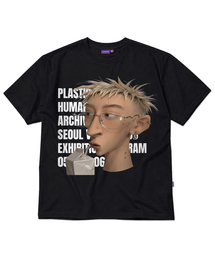 プラスチックヒューマンTシャツ - ブラック