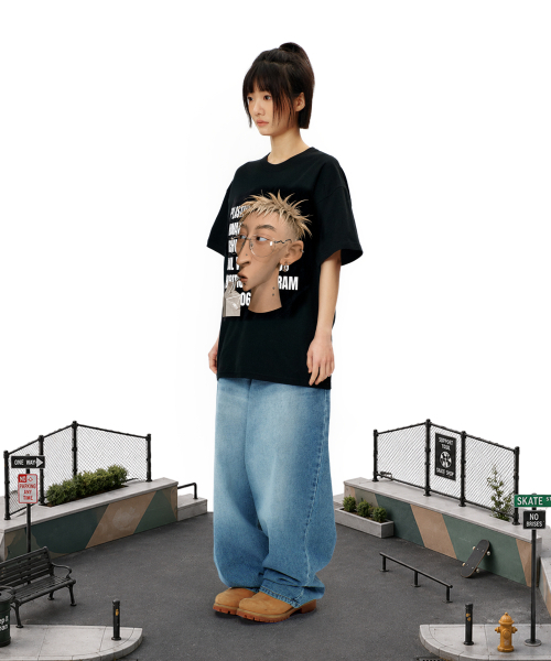LAUGHER(ラファー)の「プラスチックヒューマンTシャツ - ブラック(Tシャツ/カットソー・レディース・ブラック・MEDIUM/LARGE/X-LARGE)」の10枚目の写真
