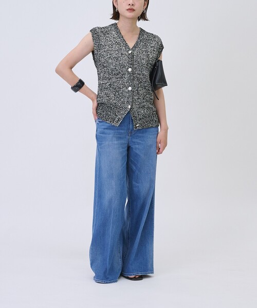 Healthy denim（ヘルシーデニム）の「【Healthy DENIM/ヘルシーデニム】 Wild Ginger Midrise / ワイルドジンジャーミッドライズ　フレアデニムパンツ（デニムパンツ・レディース・ブルー・34/36/32）」の8枚目の写真