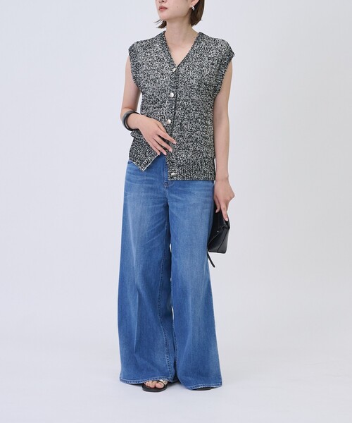 Healthy denim（ヘルシーデニム）の「【Healthy DENIM/ヘルシーデニム】 Wild Ginger Midrise / ワイルドジンジャーミッドライズ　フレアデニムパンツ（デニムパンツ・レディース・ブルー・34/36/32）」の9枚目の写真
