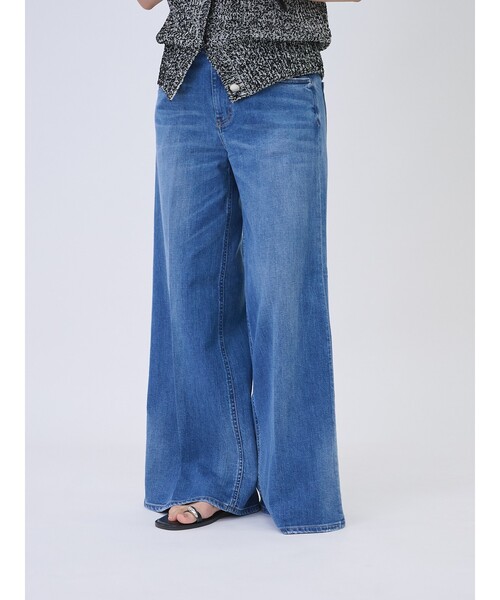 Healthy denim（ヘルシーデニム）の「【Healthy DENIM/ヘルシーデニム】 Wild Ginger Midrise / ワイルドジンジャーミッドライズ　フレアデニムパンツ（デニムパンツ・レディース・ブルー・34/36/32）」の13枚目の写真