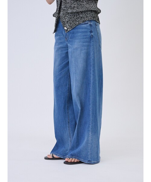 Healthy denim（ヘルシーデニム）の「【Healthy DENIM/ヘルシーデニム】 Wild Ginger Midrise / ワイルドジンジャーミッドライズ　フレアデニムパンツ（デニムパンツ・レディース・ブルー・34/36/32）」の14枚目の写真