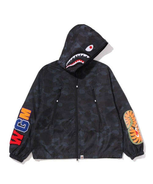 COLOR CAMO REFLECTIVE RIPSTOP SHARK FULL ZIP JACKET（ミリタリー