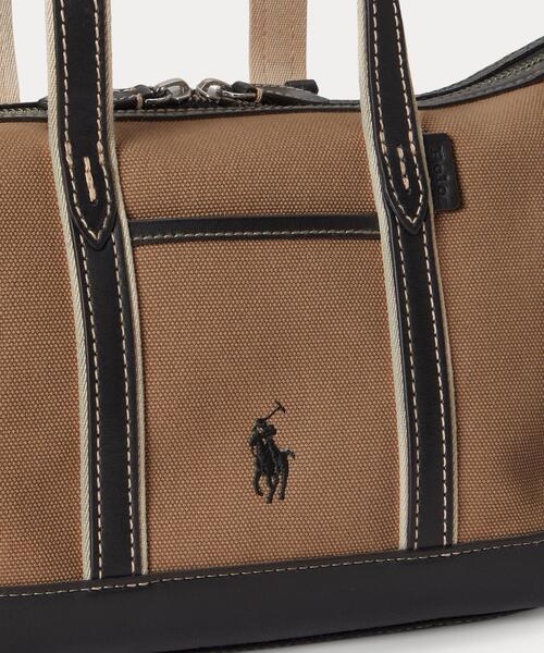 POLO RALPH LAUREN(ポロ ラルフ ローレン)の「コットン キャンバス ミニ ショッパー トート(トートバッグ・レディース・ホワイト・ONE)」の7枚目の写真