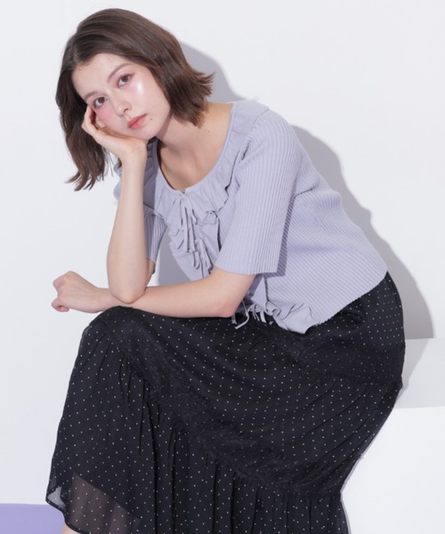 JILL by JILL STUART(ジルバイジルスチュアート)の「レース切り替えティアードスカート(スカート・レディース・ブラック系その他/ホワイト系その他・FREE)」の20枚目の写真
