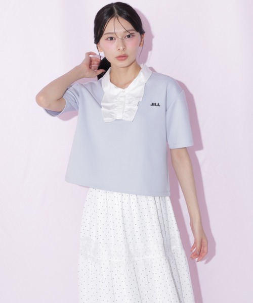 JILL by JILL STUART(ジルバイジルスチュアート)の「レース切り替えティアードスカート(スカート・レディース・ブラック系その他/ホワイト系その他・FREE)」の12枚目の写真