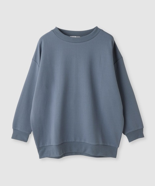 Mac-House(マックハウス)の「【Free Nature/フリーネイチャー】ふくれジャガードプルオーバー(Tシャツ/カットソー・レディース・アイボリー/ブルー系/ブラック・M/XL/L)」の16枚目の写真