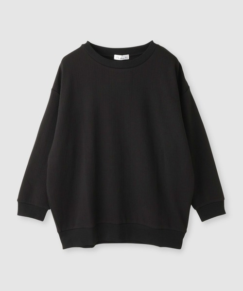 Mac-House(マックハウス)の「【Free Nature/フリーネイチャー】ふくれジャガードプルオーバー(Tシャツ/カットソー・レディース・アイボリー/ブルー系/ブラック・M/XL/L)」の18枚目の写真