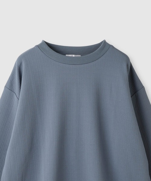 Mac-House(マックハウス)の「【Free Nature/フリーネイチャー】ふくれジャガードプルオーバー(Tシャツ/カットソー・レディース・アイボリー/ブルー系/ブラック・M/XL/L)」の20枚目の写真