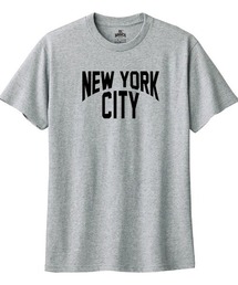 Ol' Basics(オール・ベーシックス) 半袖Tシャツ NEW YORK CITY ロゴ プリント 5.6オンス トップス カットソー レディース
