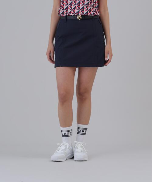 St ANDREWS(セントアンドリュース)の「【St ANDREWS】【ストレッチ】ポプリンボーダースカート (WOMENS)(スカート・レディース・ネイビー/ホワイト・S/M)」の1枚目の写真