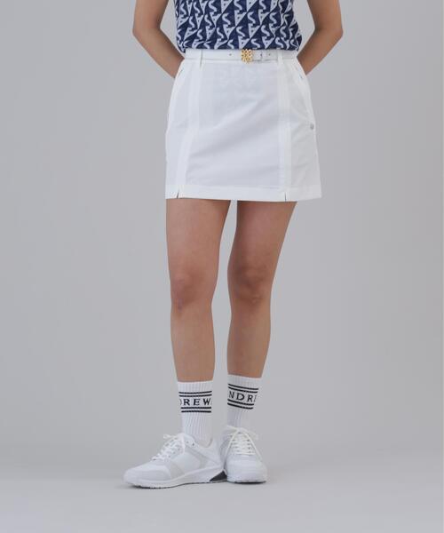 St ANDREWS(セントアンドリュース)の「【St ANDREWS】【ストレッチ】ポプリンボーダースカート (WOMENS)(スカート・レディース・ネイビー/ホワイト・S/M)」の2枚目の写真