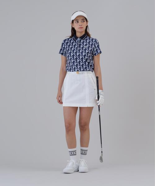 St ANDREWS(セントアンドリュース)の「【St ANDREWS】【ストレッチ】ポプリンボーダースカート (WOMENS)(スカート・レディース・ネイビー/ホワイト・S/M)」の4枚目の写真