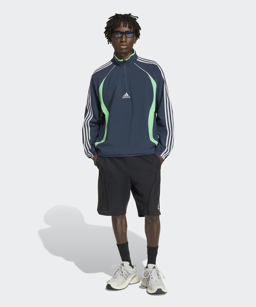 adidas(アディダス)の「チームガイスト ハーフジップ スウェットシャツ / ハーフジップ / アディダスオリジナルス adidas Originals(スウェット・メンズ・ブルー・XX-LARGE/3XL/LARGE/MEDIUM/SMALL/X-LARGE/X-SMALL)」の3枚目の写真