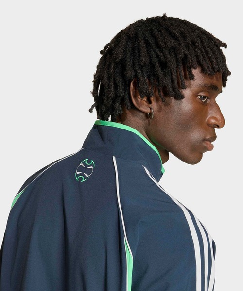 adidas(アディダス)の「チームガイスト ハーフジップ スウェットシャツ / ハーフジップ / アディダスオリジナルス adidas Originals(スウェット・メンズ・ブルー・XX-LARGE/3XL/LARGE/MEDIUM/SMALL/X-LARGE/X-SMALL)」の5枚目の写真